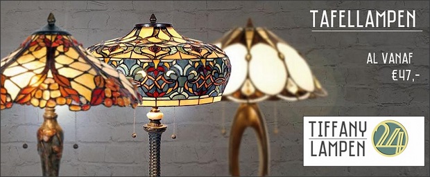 korting op Tiffany lampen